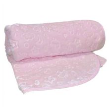 Özdilek Peluş Pembe Bebek Battaniyesi