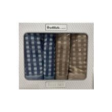 Özdilek Plus İndigo Bej Best Set Hamam Havlu Seti