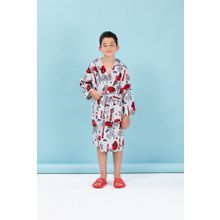 Özdilek Spiderman Wall Disney Lisanslı 11/12 Yaş Kapüşonlu Çocuk Bornozu