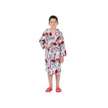 Özdilek Spiderman Wall Disney Lisanslı 9/10 Yaş Kapüşonlu Çocuk Bornozu
