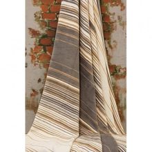 Özdilek Striped Pamuklu Bej 150x200 cm Tek Kişilik Battaniye