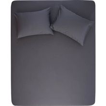 Özdilek Trendy Fitted Yastıklı Ranforce Antrasit 160x200 cm Çarşaf