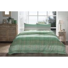 Özdilek Weave Yeşil Tek Kişilik Yatak Örtüsü Set