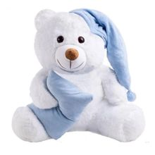 Özgüner Oyuncak 80 cm Mavi Yastıklı Uyku Arkadaşı Peluş Ayıcık