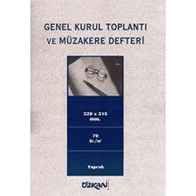 Özkan 40 Yaprak Genel Kurul Toplantı ve Müzakere Defteri