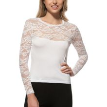 Özkan Underwear 7428 Beyaz Kadın Bluz