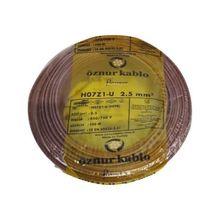 Öznur 2.5 mm H07Z1-U NYA HFFR Kahverengi Kablo