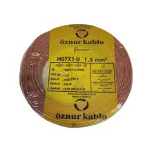 Öznur H07Z1-U NYA HFFR Kahverengi Kablo