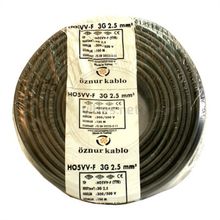 Öznur Ttr 3x2.5 mm 10 m Siyah Kablo