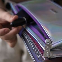 Ozpack Business Mor Hologram Orta Laptop Çantası