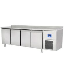 Öztiryakiler TAG 470 NTV 240x70 cm Dört Kapılı Inox Pizza Hazırlık Tablalı Kapılı Buzdolabı