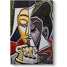 Pablo Picasso - Tete Dune Femme Tablosu