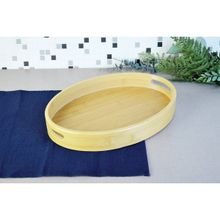 Paçi Bambu 36x26 cm Oval Derin Tepsi