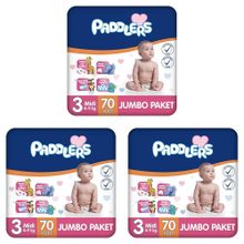 Paddlers No:3 Midi 210 Adet Bebek Bezi