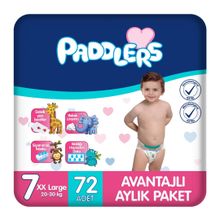 Paddlers No:7 XXLarge 72 Adet Bebek Bezi