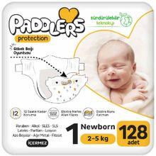 Paddlers Protection No:1 Yenidoğan 128 Adet Bebek Bezi
