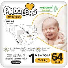 Paddlers Protection No:1 Yenidoğan 64 Adet Bebek Bezi