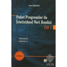 Paket Programlar ile İstatiksel Veri Analizi Cilt 1 - Kazım Özdamar