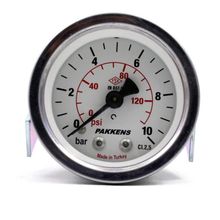 Pakkens 0-10 Bar 63 mm Arkadan Bağlantılı Panotipi Kuru G 1/4 inç Manometre