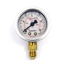 Pakkens 0-16 Bar 63 mm Alttan Bağlantılı Gliserinli G 1/4 inç Manometre