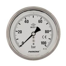 Pakkens 0-250 Bar 63 mm G 1/4 inç Arkadan Bağlantılı Gliserinli Manometre