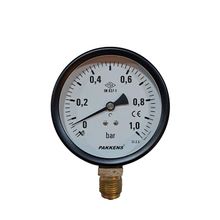 Pakkens 100 mm 0/1 Bar Alttan Bağlantılı Manometre