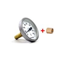 Pakkens Manşonlu 63 Çap 160 Derece Göstergeli 5 cm Bağlantılı Termometre