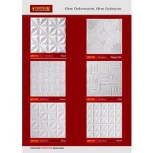 PAKPİYER 50x50 20 Ad. Elmas Tavan Kaplama Kartonpiyer Stropiyer