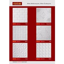 PAKPİYER 50x50 20 Ad. Rüzgar Gülü Tavan Kaplama Kartonpiyer Stropiyer