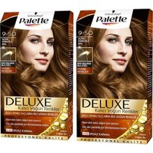 Palette Deluxe 2 Adet 9-50 Altın Parıltılı Bal Saç Boyası