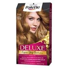 Palette Deluxe 7 65 Altın Parıltılı Toffee 2 Adet Saç Boyası