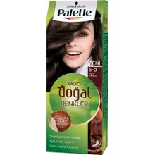 Palette Kalıcı Doğal Renkler 5-0 Açık Kahve Saç Boyası