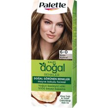 Palette Kalıcı Doğal Renkler 6-0 Koyu Kumral 110 ml Saç Boyası