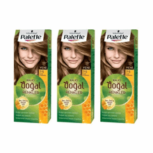 Palette Natural 7.5 Açık Karamel 3lü Saç Boyası
