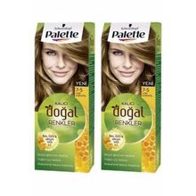 Palette Natural Colors 7-5 Açık Karamel 2 Adet Saç Boyası