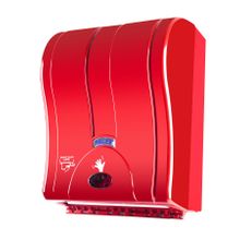 Palex 3491-B 21 cm Kırmızı Prestij Otomatik Havlu Dispenseri
