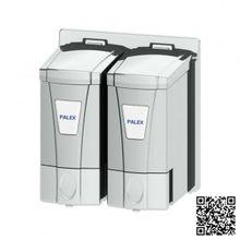 Palex İkili Mini Krom Sıvı Sabun Dispenseri