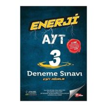 Palme AYT Eşit Ağırlık Enerji 3 Deneme 1.Dönem