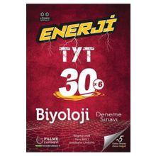 Palme TYT Biyoloji Enerji 30x6 Deneme Sınavı Video Çözümlü Palme Yayınevi