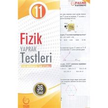 Palme Yaprak Test 11. Sınıf Fizik 2019 Kolektif Karekök Eğitim Yayıncılık