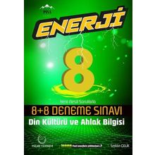 Palme Yayınları 8. Sınıf Din Kültürü ve Ahlak Bilgisi Enerji 8+8 Deneme Sınavı