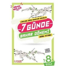 ​Palme Yayınları 8. Sınıf LGS 7 Günde Bahar Dönemi Soru Kitabı