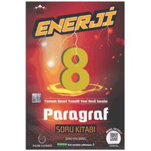 Palme Yayınları 8. Sınıf Paragraf Enerji Soru Kitabı