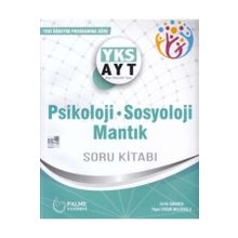 Palme Yayınları AYT Psikoloji Sosyoloji Mantık Soru Kitabı