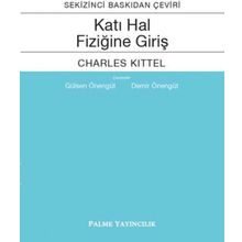 Palme Yayınları Katı Hal Fiziğine Giriş