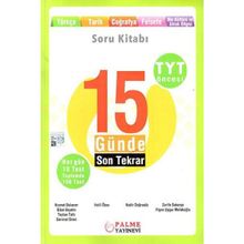 Palme Yayınları TYT Öncesi 15 Günde Son Tekrar Sözel Soru Kitabı