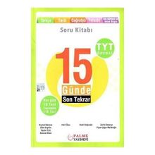 Palme Yayınları TYT Öncesi Türkçe Tarih Coğrafya Felsefe Din Kültürü Ve Ahlak Bilgisi 15 Günde Son Tekrar Soru Kitabı