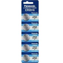 Panasonic CR2016 3V Lityum 5'li Blister Para Düğme Pil
