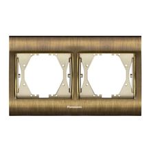 Panasonic WBTF08025AQ-TR Thea Blu Antique+Dore 2'li Çerçeve