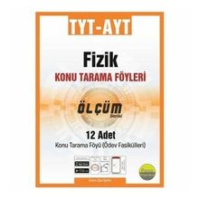 Pano Yayınları Tyt-Ayt Fizik Konu Tarama Föyleri